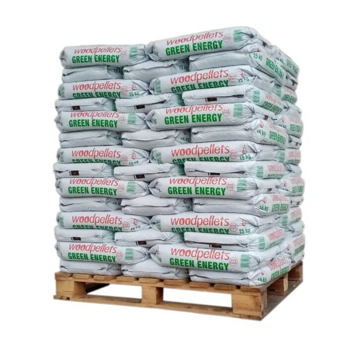 Pellet Green Energy – Palette de 65 sacs de 15 kg – Image 1