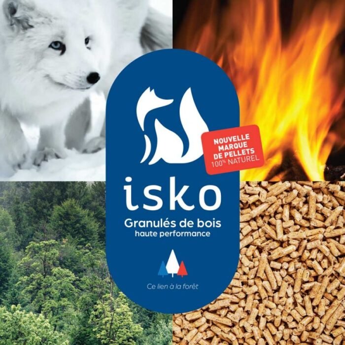 Granulés de bois ISKO - Palette de 70 sacs 1050kg – Image 2