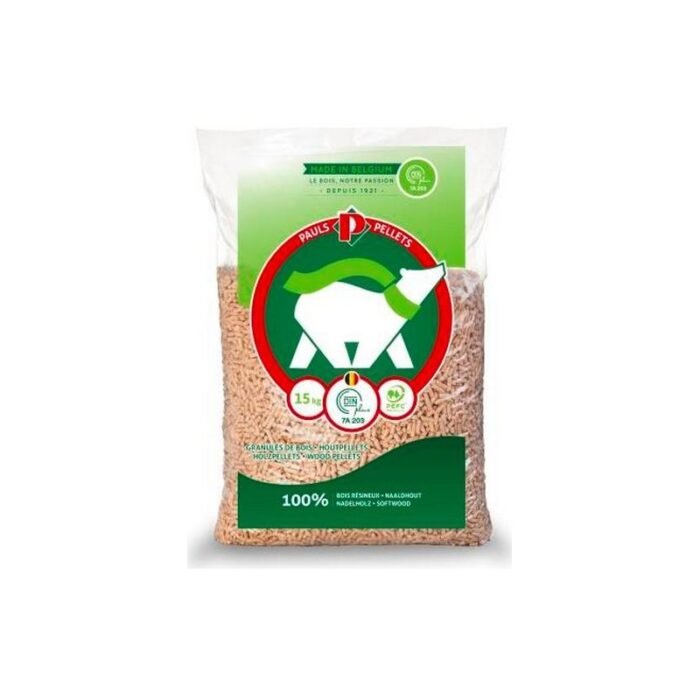 Granulés de bois PAULS Pellets 70 sacs -1050kg – Image 1