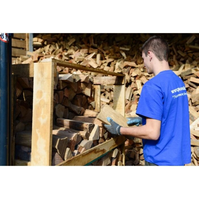 Palette de 2st 33cm de bois spécial poêle de masse - sec séchoirs - prêt à l'emploi - résineux/feuillus – Image 3