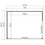 Abri de jardin Domeo 4 Plus 13.5 m² en bois massif 44 mm – Image 5