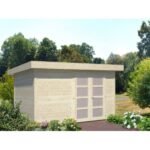 PALMAKO Abri de jardin Lara 8.4 m² en bois massif 28 mm – Image 2
