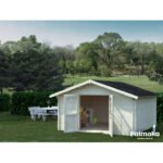 PALMAKO Abri de jardin Lotta 13.9 m² en bois massif 34 mm