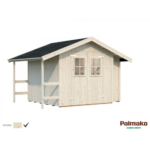 PALMAKO Abri de jardin Marcus 6.5 m² + appentis en bois massif 16 mm – Image 4