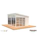 PALMAKO Abri de jardin Nova 13 m² en bois massif 88 mm – Image 2