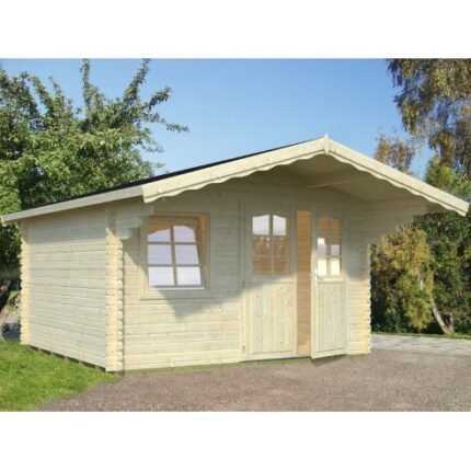 PALMAKO Abri de jardin Sally 12.3 m² avec plancher en bois massif 44 mm