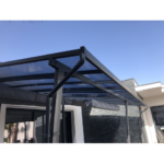 COULEURS DU MONDE - Pergola adossée Stockholm 3.5 x 6 m - Polycarbonate, acier, aluminium – Image 5