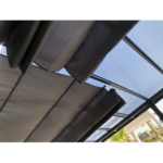 COULEURS DU MONDE - Pergola adossée Stockholm 3.5 x 6 m - Polycarbonate, acier, aluminium – Image 7