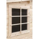 EDEN PARTENAIRE  JARDIN Abri de jardin Campanule en bois naturel sans plancher 180 x 180 x 214 cm – Image 5