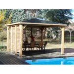 FORESTA - Pool House Blueterm bois THT de 12.32 m² + 2 Vantelles avec montage inclus – Image 4
