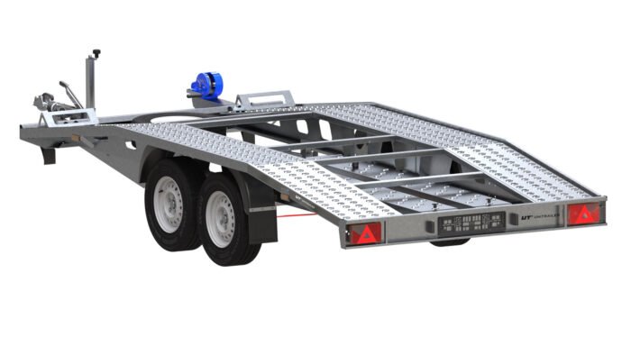 LOHR SWITZERLAND TAILWAY DOUBLE 450x200 UNITRAILER TEMPO 4520 DMC 3000 KG – Image 1