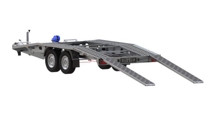 LOHR SWITZERLAND TAILWAY DOUBLE 450x200 UNITRAILER TEMPO 4520 DMC 3000 KG – Image 4