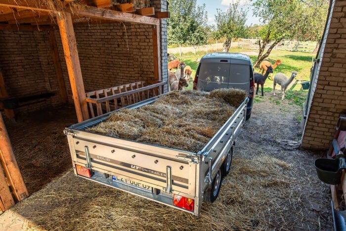 remorque deux essieux 254x151 avec roues unitrailer solid 250/2 dmc 750 kg – Image 20
