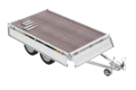 remorque deux essieux 254x151 avec roues unitrailer solid 250/2 dmc 750 kg – Image 13
