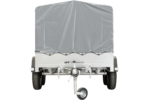 remorque double essieux unitrailer 264/2 kipp avec roue jockey, arceau et bâche grise – Image 4