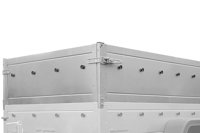 Remorque simple essieu 200x106 avec bâche haute, arceau, rehausses de ridelles et roue jockey - Garden Trailer 200 KIPP – Image 15