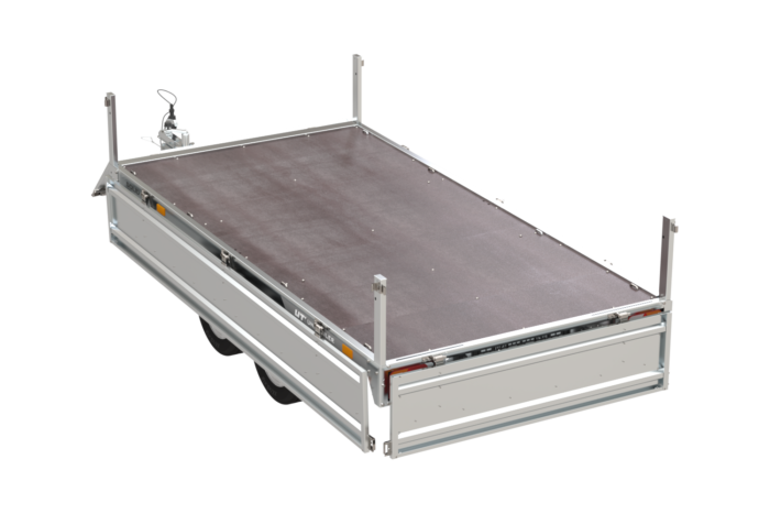 Remorque 2 essieux 304x153 UNITRAILER SOLID 300/2 PTAC 750 kg – Image 4