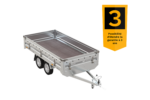 Remorque 2 essieux 304x153 UNITRAILER SOLID 300/2 PTAC 750 kg