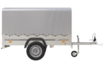 Remorque 750 kg 200 x 125 avec bâche dôme et arceau Garden Trailer 201 KIPP – Image 7