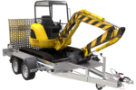 Remorque de chantier pour le transport d'une mini pelle - UNITRAILER STARK 3 260 – Image 13