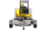 Remorque de chantier pour le transport d'une mini pelle - UNITRAILER STARK 3 260 – Image 8