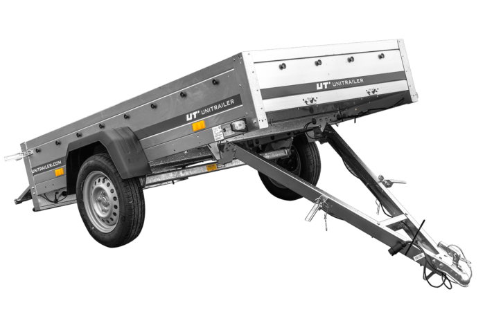 Remorque routière avec bâche haute, arceau et roue jockey 230x125 Garden Trailer 230 KIPP – Image 19