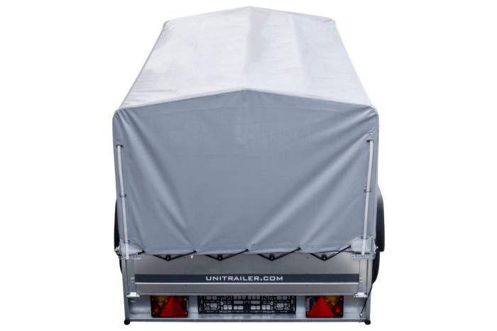 Remorque routière avec bâche haute, arceau et roue jockey 230x125 Garden Trailer 230 KIPP – Image 8
