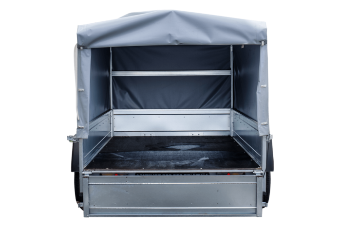 Remorque routière avec bâche haute, arceau et roue jockey 230x125 Garden Trailer 230 KIPP – Image 9