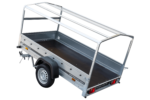 Remorque routière avec bâche haute, arceau et roue jockey 230x125 Garden Trailer 230 KIPP – Image 11
