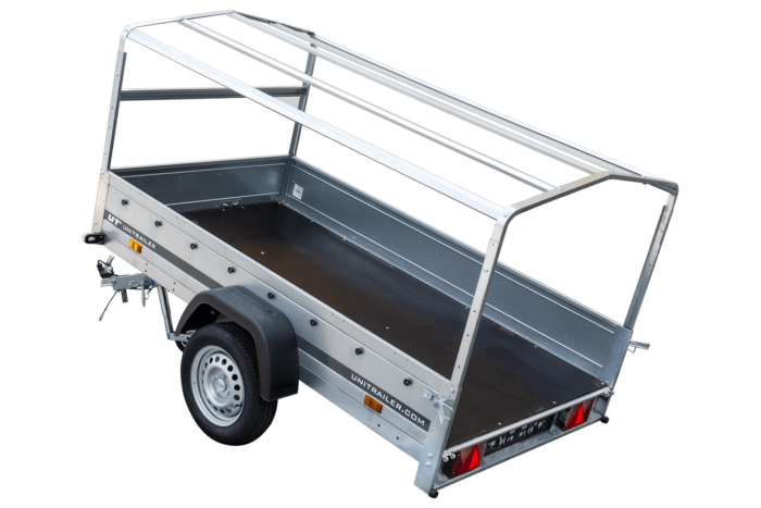 Remorque routière avec bâche haute, arceau et roue jockey 230x125 Garden Trailer 230 KIPP – Image 11