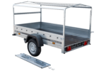 Remorque routière avec bâche haute, arceau et roue jockey 230x125 Garden Trailer 230 KIPP – Image 12