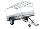 Remorque routière avec bâche haute, arceau et roue jockey 230x125 Garden Trailer 230 KIPP – Image 13