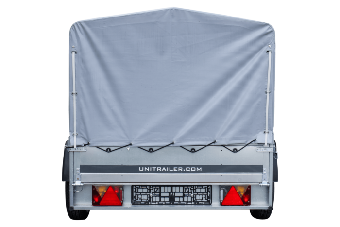 Remorque routière avec bâche haute, arceau et roue jockey 230x125 Garden Trailer 230 KIPP – Image 5