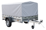 Remorque routière avec bâche haute, arceau et roue jockey 230x125 Garden Trailer 230 KIPP – Image 6