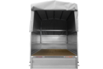 Remorque simple essieu 200x106 avec bâche haute, arceau, rehausses de ridelles et roue jockey - Garden Trailer 200 KIPP – Image 9