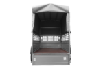 Remorque tôle Garden Trailer 200 KIPP 200x106 cm [avec rehausses grillagées, bâche haute et arceau] – Image 2