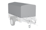 Remorque simple essieu 200x106 avec bâche haute, arceau, rehausses de ridelles et roue jockey - Garden Trailer 200 KIPP – Image 14