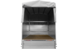 Remorque simple essieu 200x106 avec bâche haute, arceau, rehausses de ridelles et roue jockey - Garden Trailer 200 KIPP – Image 9