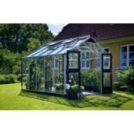 JULIANA - Serre Premium en verre trempé 3 mm 10.9 m² - Aluminium naturel – Image 2