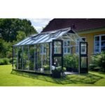 JULIANA - Serre Premium en verre trempé 3 mm 13.0 m² - Aluminium naturel – Image 2