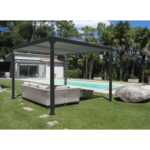 COULEURS DU MONDE - Pergola MAÏA 3x3 m - Autoportante bioclimatique