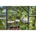 HALLS - Serre de jardin Qube 6.6 m² verre trempé de 3 mm – Image 17