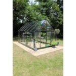 HALLS - Serre de jardin Universal 9.9 m² en verre trempé 3 mm - Vert – Image 2