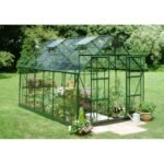 HALLS - Serre de jardin Magnum 9.9 m² en verre trempé 3 mm - Vert – Image 5