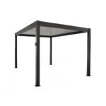 Tonnelle Bioclimatique ZEPHIR 3x4M - Aluminium - Lames motorisées - Gris - PROLOISIRS – Image 2