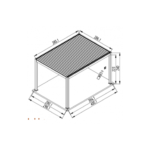 Tonnelle Bioclimatique Zéphir 3x4 m en aluminium avec lames motorisées - Blanc – Image 17